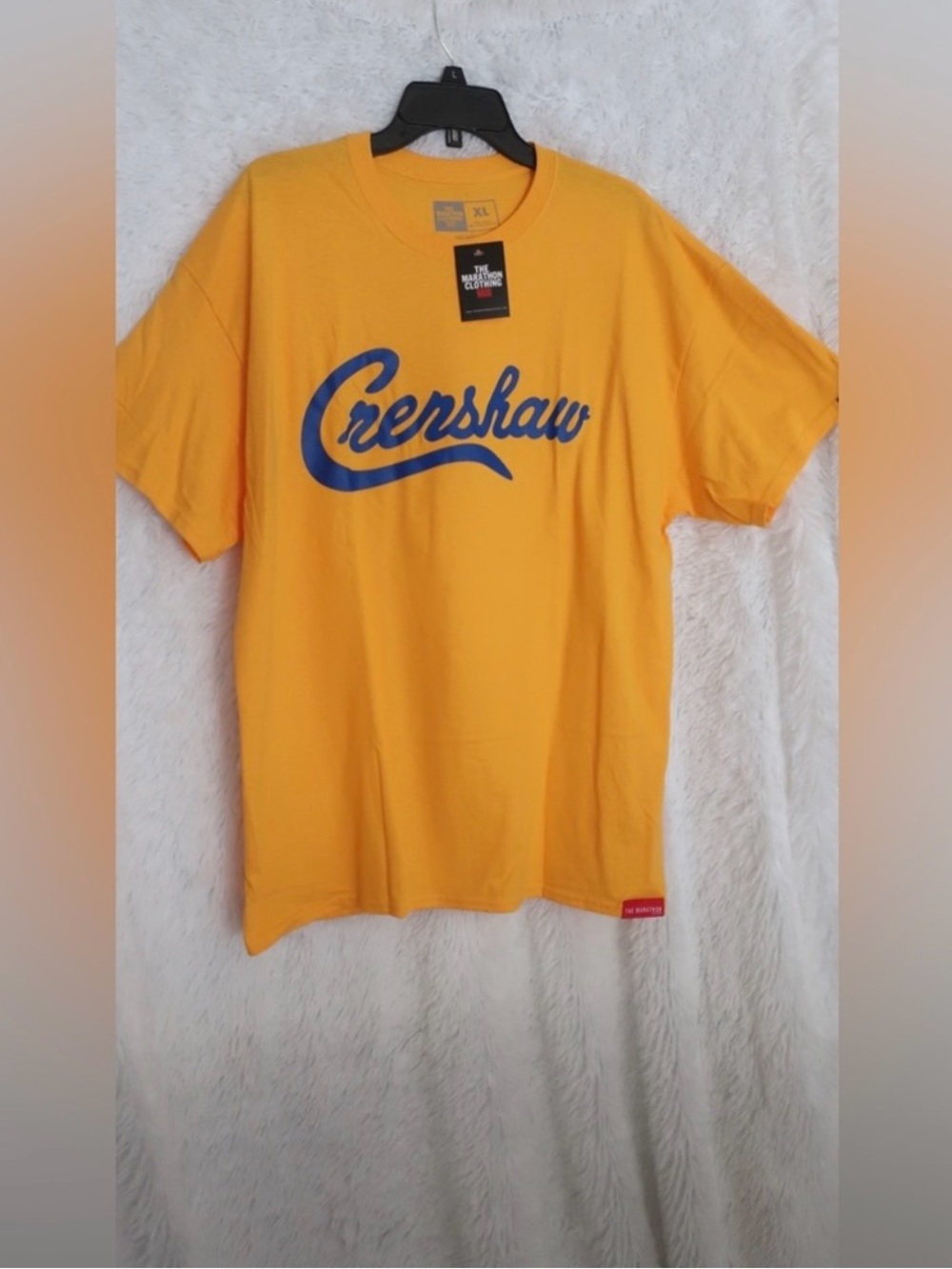 GOLDEN AND BLUE CRENSHAW TEE